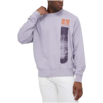Kleidung Herren Sweatshirts Calvin Klein Jeans  Violett