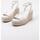 Schuhe Damen Leinen-Pantoletten mit gefloch Calvin Klein Jeans WEDGE 50HH W/HW - JQ Weiss