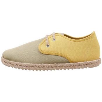 Schuhe Jungen Leinen-Pantoletten mit gefloch Krack ADRIATIC Gelb