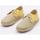 Schuhe Jungen Leinen-Pantoletten mit gefloch Krack ADRIATIC Gelb