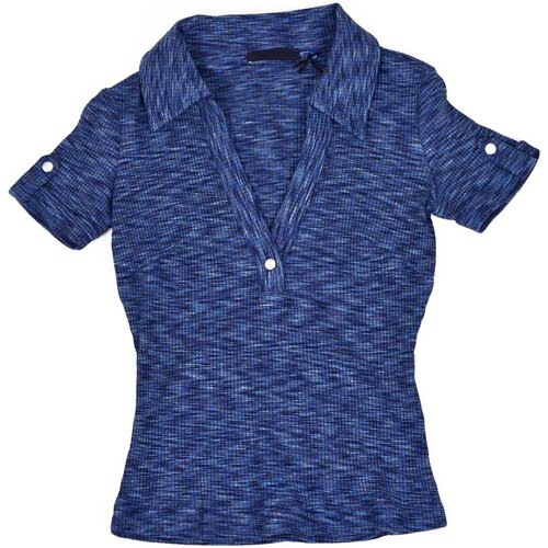 Kleidung Damen T-Shirts & Poloshirts Guess W3GP30 KBPR2 Blau