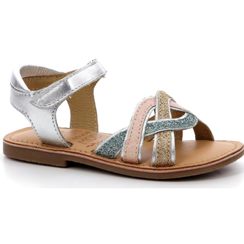 Schuhe Mädchen Sandalen / Sandaletten Mod'8 Caweave Silbern