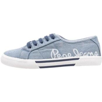 Schuhe Damen Sneaker Low Pepe jeans BRADY DENIM W Blau