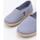 Schuhe Jungen Leinen-Pantoletten mit gefloch Krack ANTURIO Blau