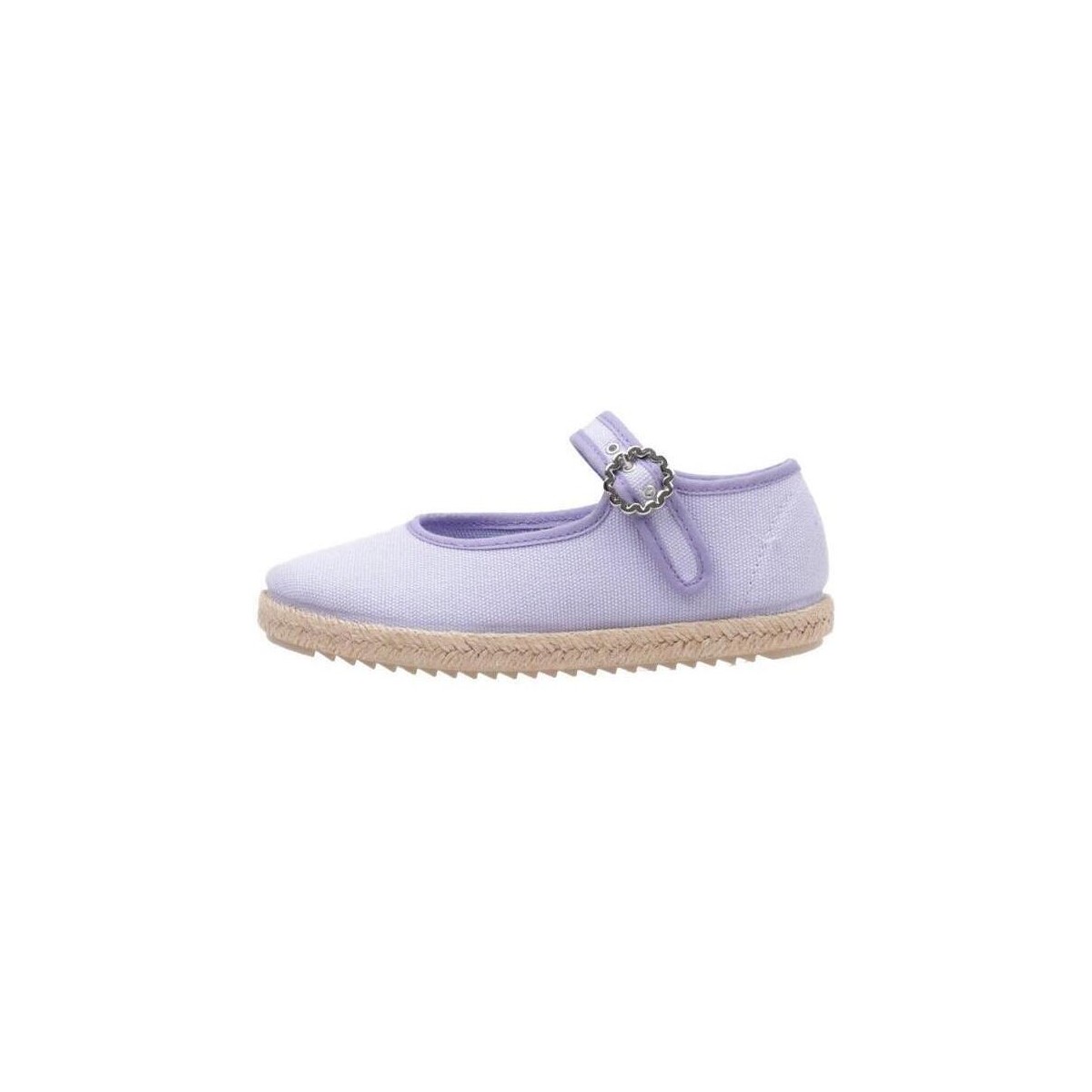 Schuhe Mädchen Leinen-Pantoletten mit gefloch Krack ARECA Violett