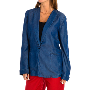 Kleidung Damen Jacken Emporio Armani 3Y2G1R2D26Z-0908 Blau