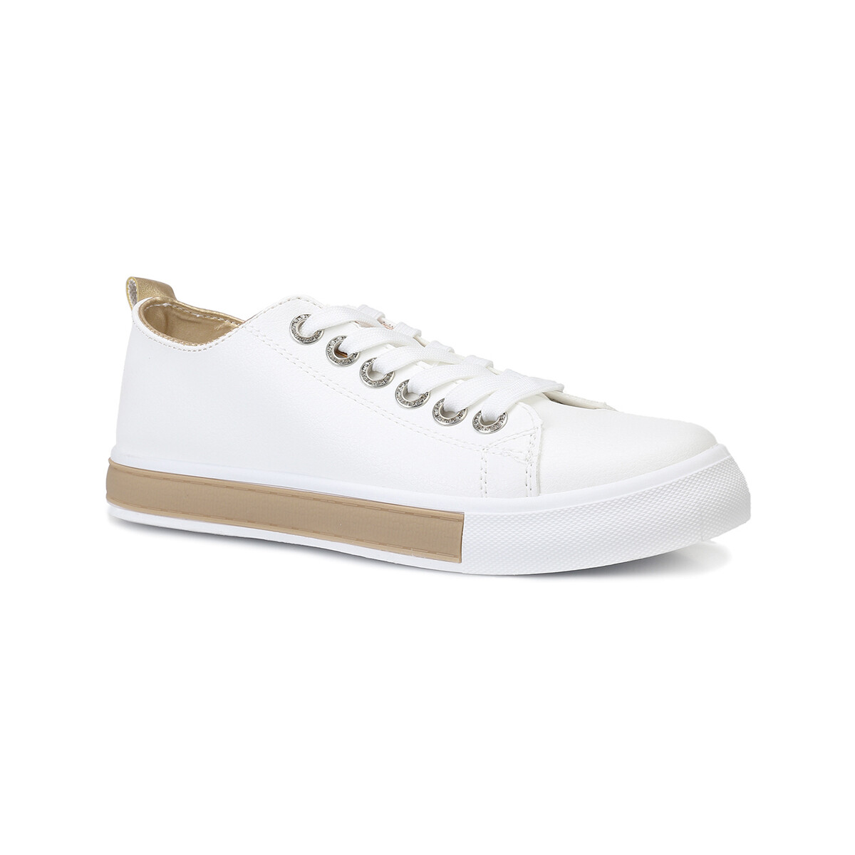 Schuhe Damen Sneaker La Modeuse 67074_P155977 Gold