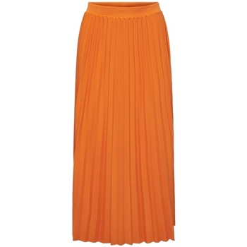 Kleidung Damen Röcke Only Melisa Plisse Skirt - Orange Peel Orange