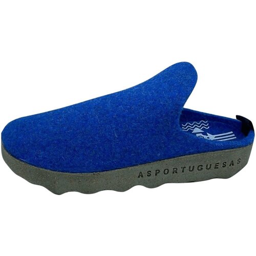 Schuhe Damen Hausschuhe Asportuguesas P018023052 Blau