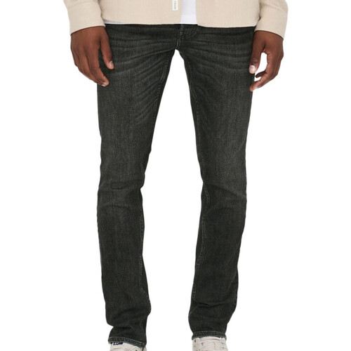 Kleidung Herren Slim Fit Jeans Only & Sons  22023145 Schwarz