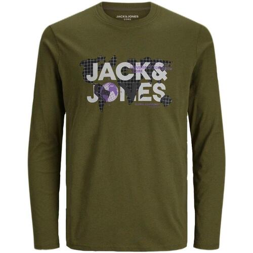 Kleidung Jungen T-Shirts Jack & Jones  Grün