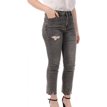Kleidung Damen Straight Leg Jeans Monday Premium L-3089-3 Grau