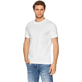Kleidung Herren T-Shirts Guess authentic Weiss