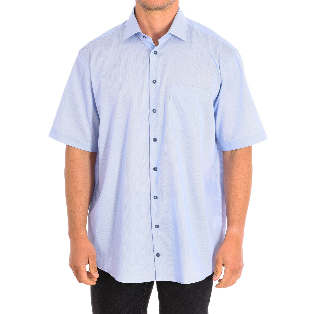 Kleidung Herren Kurzärmelige Hemden Seidensticker 312299-13 Blau