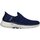 Schuhe Herren Sneaker Skechers SLIP INS GO WALK 6 216278 NVY Blau
