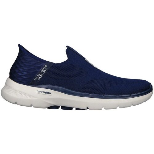 Schuhe Herren Sneaker Skechers SLIP INS GO WALK 6 216278 NVY Blau