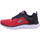 Schuhe Herren Sneaker Skechers Memory Foam 232698/RDBK Rot