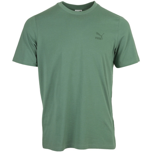 Kleidung Herren T-Shirts Puma Classics Small Logo TeeBA Grün
