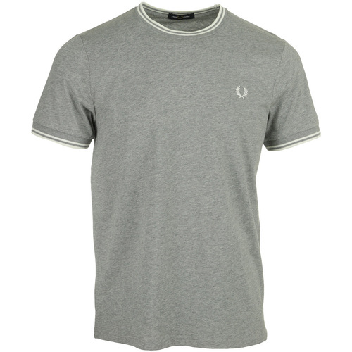 Kleidung Herren T-Shirts Fred Perry Twin Tipped Schwarz