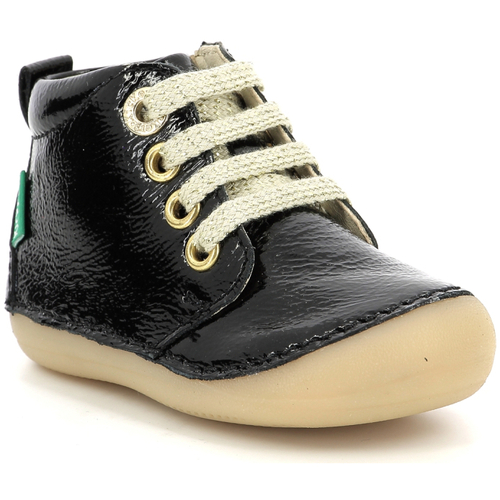 Schuhe Mädchen Boots Kickers Sonizip Schwarz