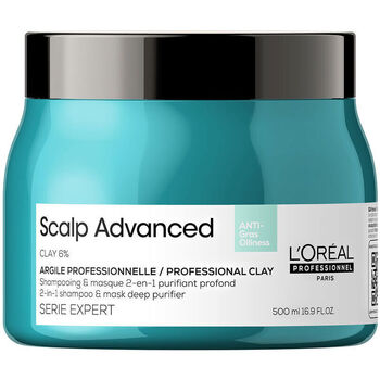 L`oréal  Shampoo Scalp Advanced Anti-fettigkeit 2-in-1 Shampoo  amp; Maske Tiefe