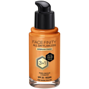 Beauty Make-up & Foundation  Max Factor Facefinity All Day Flawless 3 In 1 Foundation w89-warme Pralin 