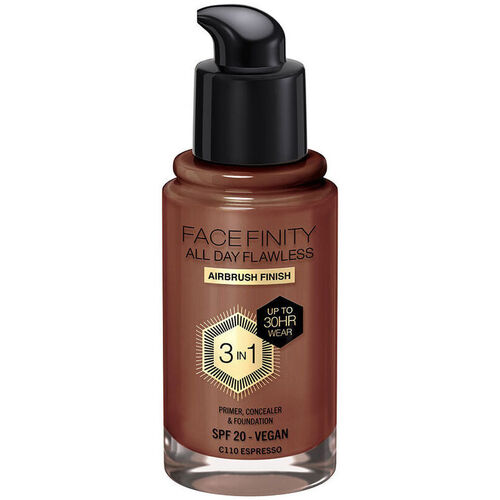 Beauty Make-up & Foundation  Max Factor Facefinity All Day Flawless 3 In 1 Foundation c110-espresso 