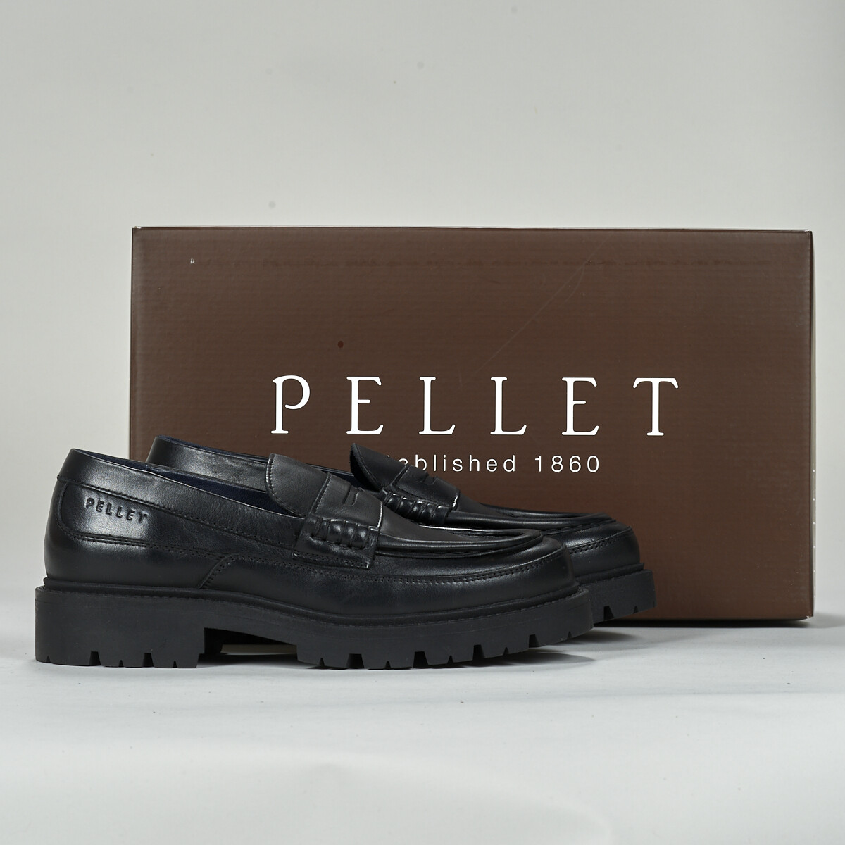 Schuhe Damen Slipper Pellet ARMANDA Schwarz