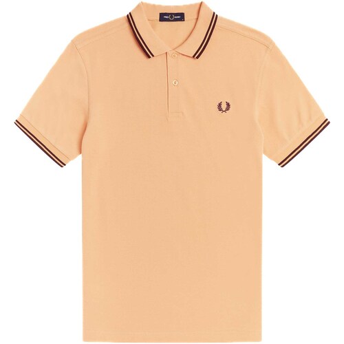 Kleidung Herren T-Shirts & Poloshirts Fred Perry Fp Twin Tipped Fred Perry Shirt Orange