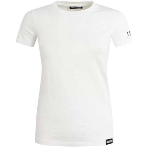 Kleidung Damen T-Shirts & Poloshirts Dsquared  Weiss
