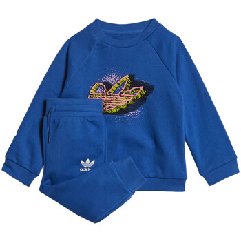 Kleidung Kinder Jogginganzüge adidas Originals HL2200 Blau