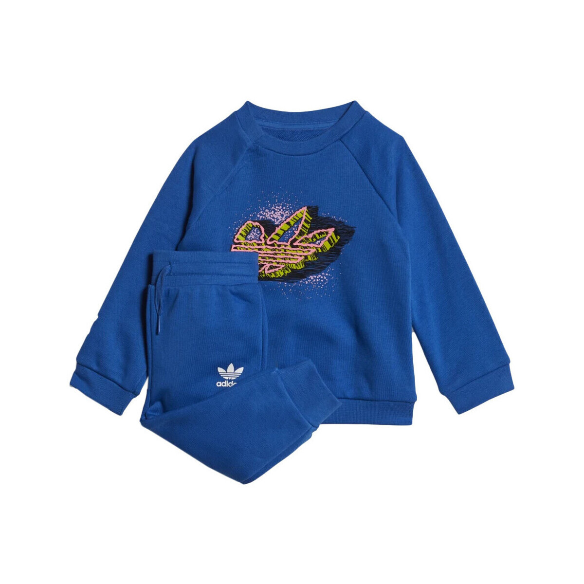 Kleidung Jungen Jogginganzüge adidas Originals HL2200 Blau