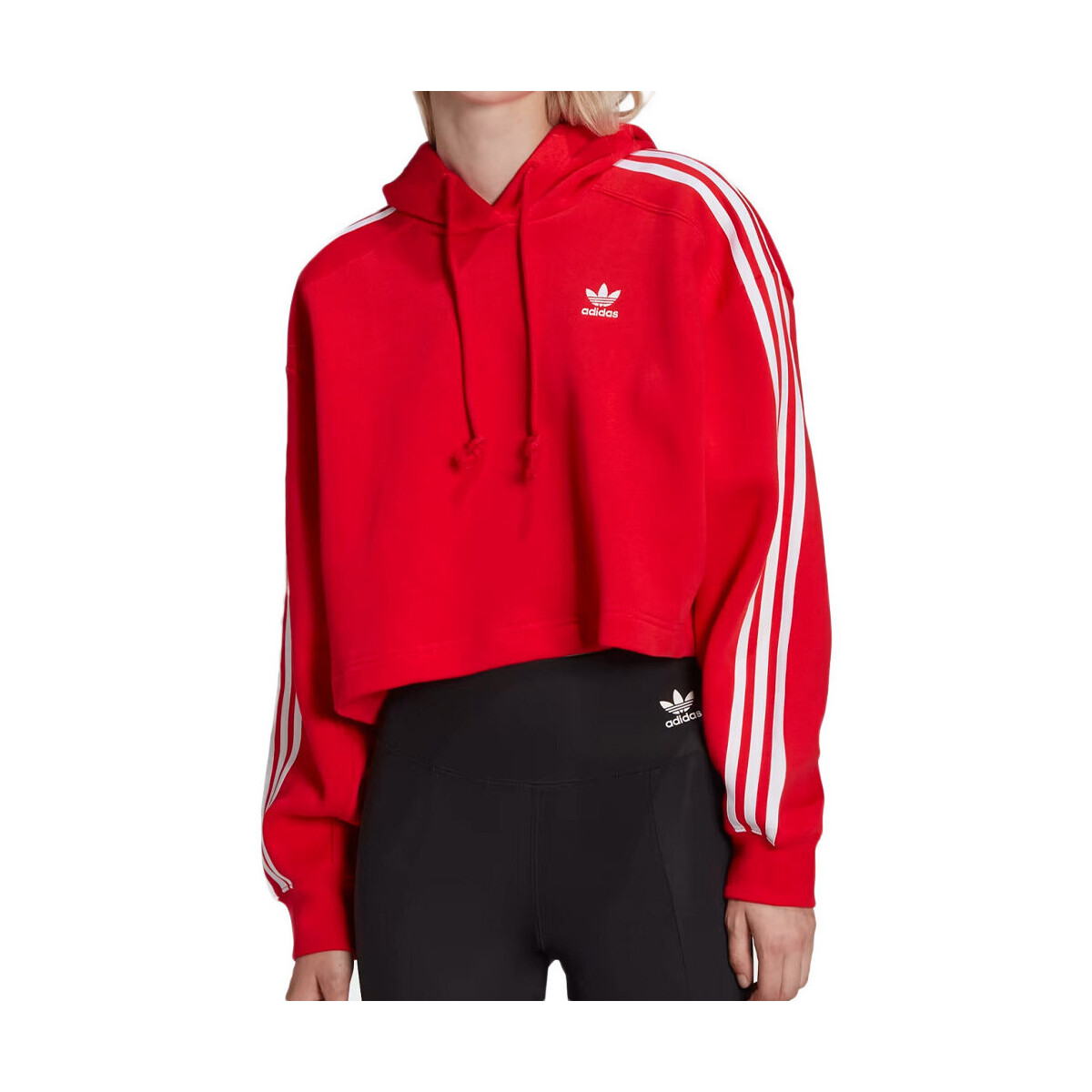 Kleidung Mädchen Sweatshirts adidas Originals HC2017 Rot