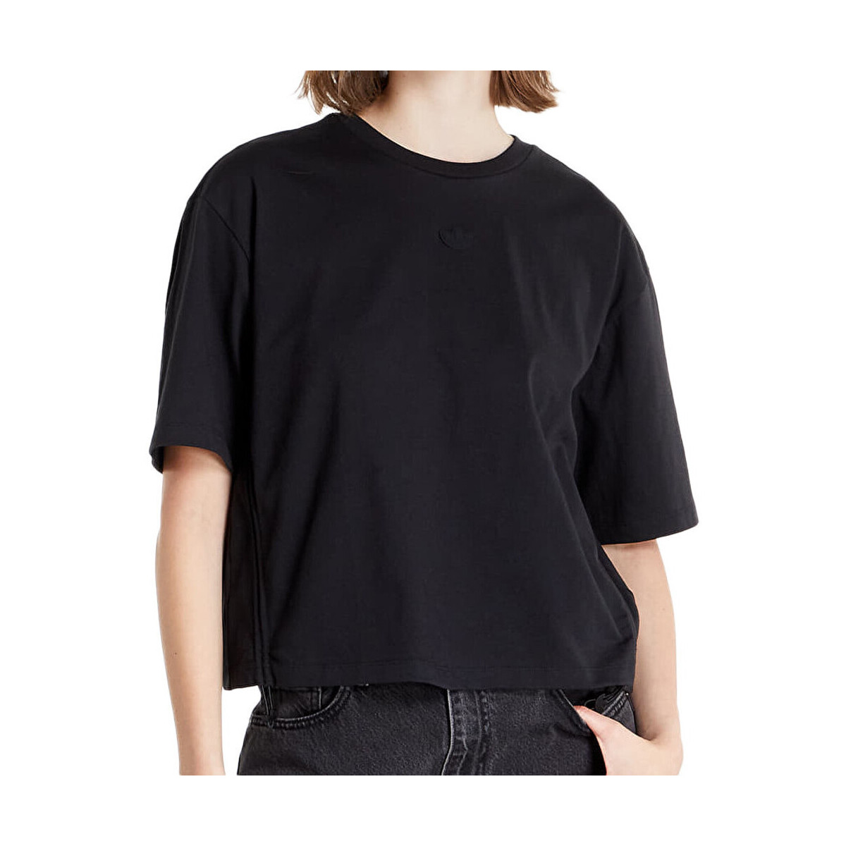 Kleidung Damen T-Shirts & Poloshirts adidas Originals HE9560 Schwarz