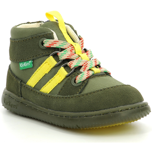 Schuhe Kinder Boots Kickers Kickbubblo Grün