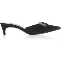 Schuhe Damen Pantoffel Sergio Rossi A80151 MFN798 Schwarz