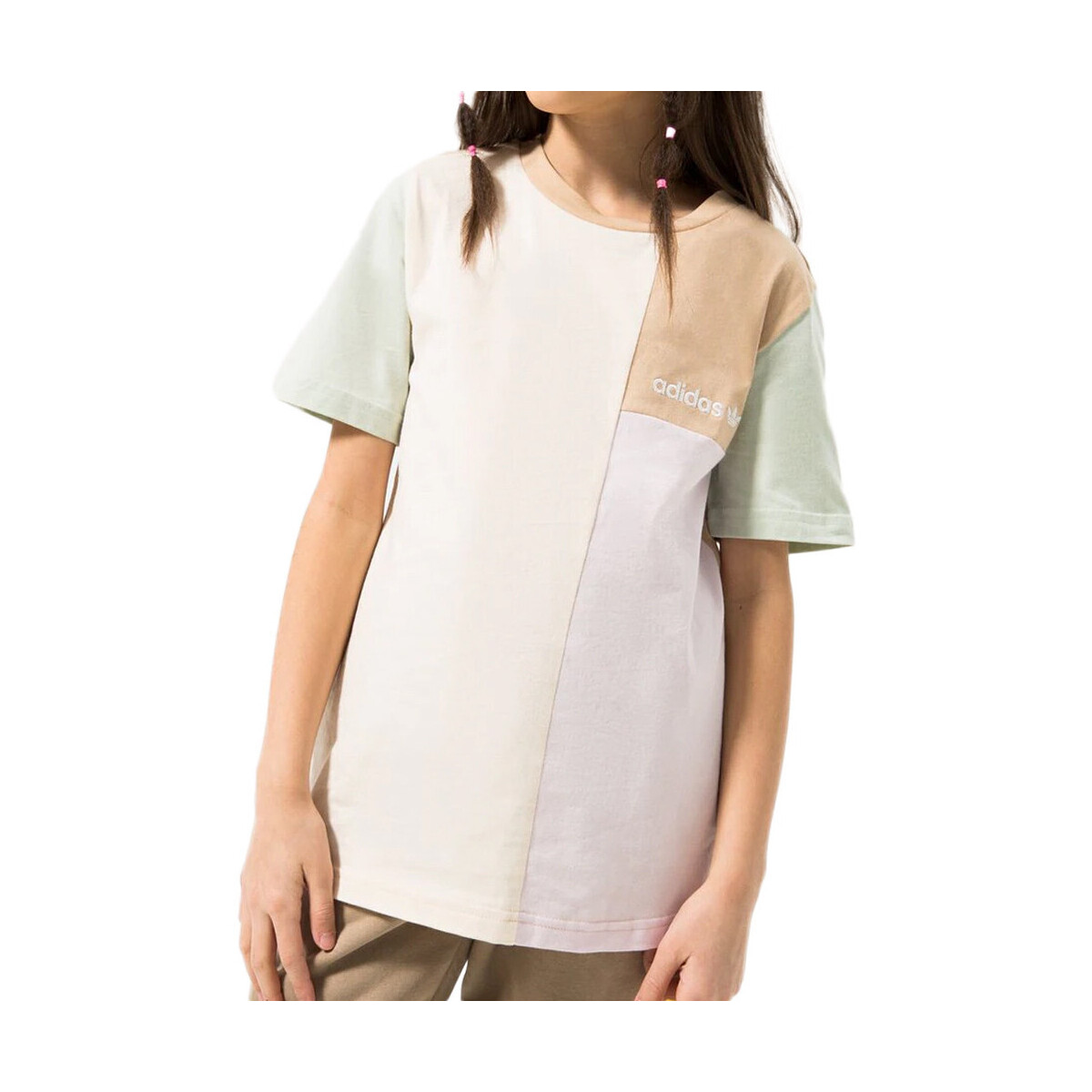 Kleidung Mädchen T-Shirts & Poloshirts adidas Originals HK9815 Beige