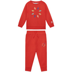 Kleidung Jungen Jogginganzüge adidas Originals HB9520 Rot