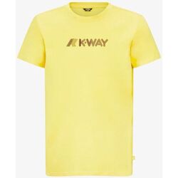 Kleidung Herren T-Shirts K-Way  Giallo-GIALLO-XZ7