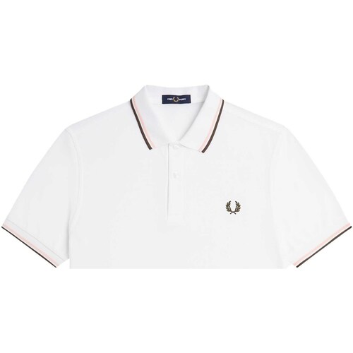 Kleidung Herren T-Shirts & Poloshirts Fred Perry Fp Twin Tipped Fred Perry Shirt Weiss