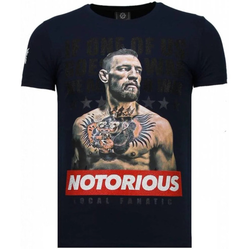Kleidung Herren T-Shirts Local Fanatic Conor Notorious Legend – Strass – Blau