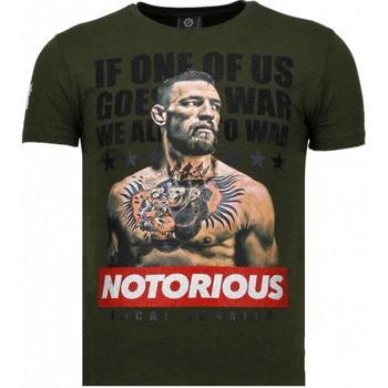 Kleidung Herren T-Shirts Local Fanatic Conor Notorious Legend – Strass – Grün