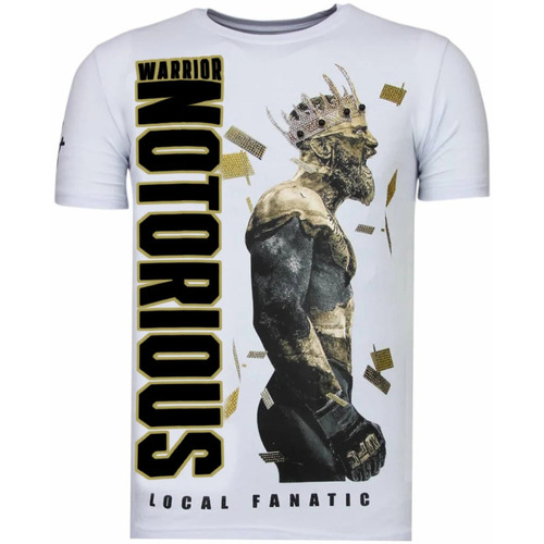 Kleidung Herren T-Shirts Local Fanatic Notorious King – Conor – Weiss