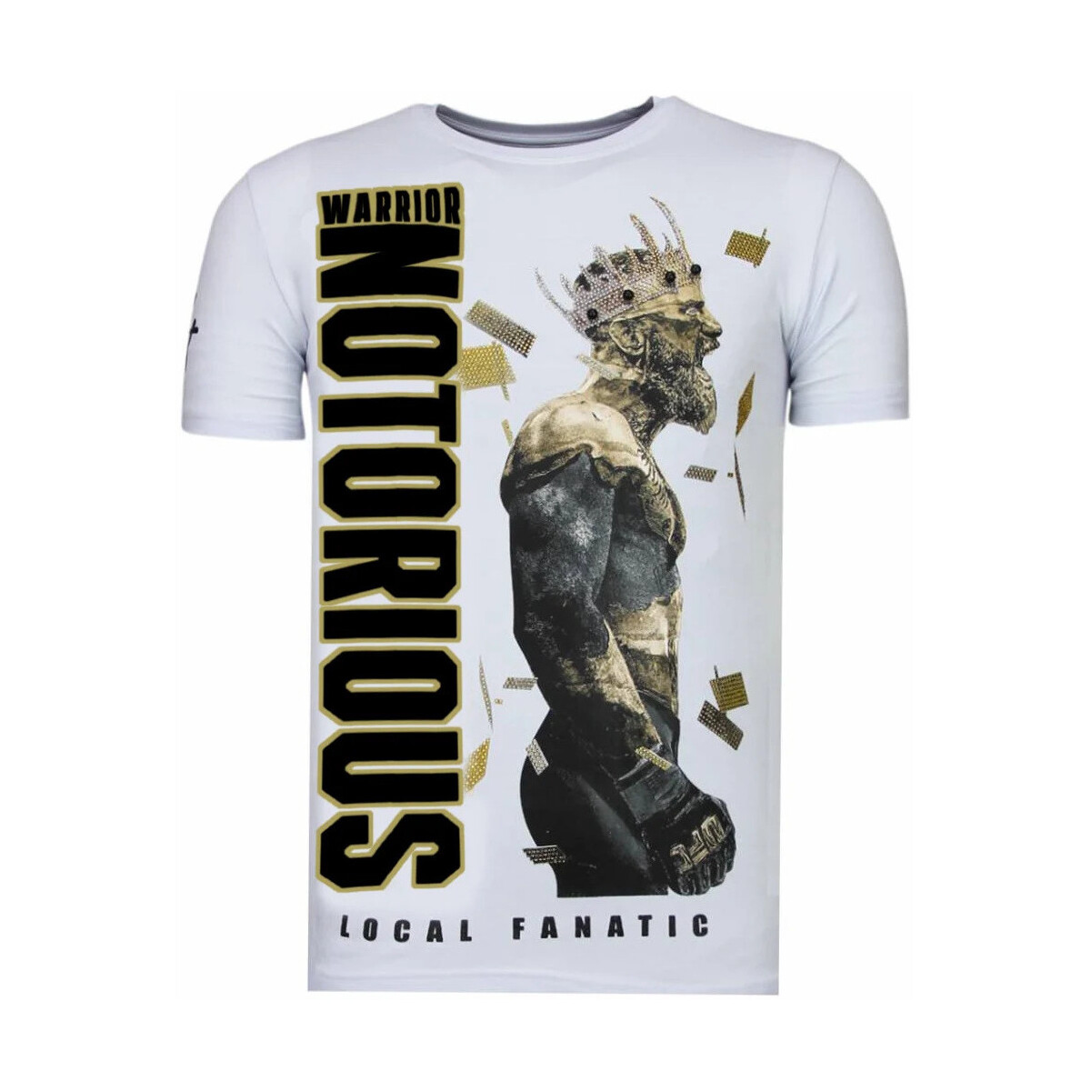 Kleidung Herren T-Shirts Local Fanatic Notorious King – Conor – Weiss