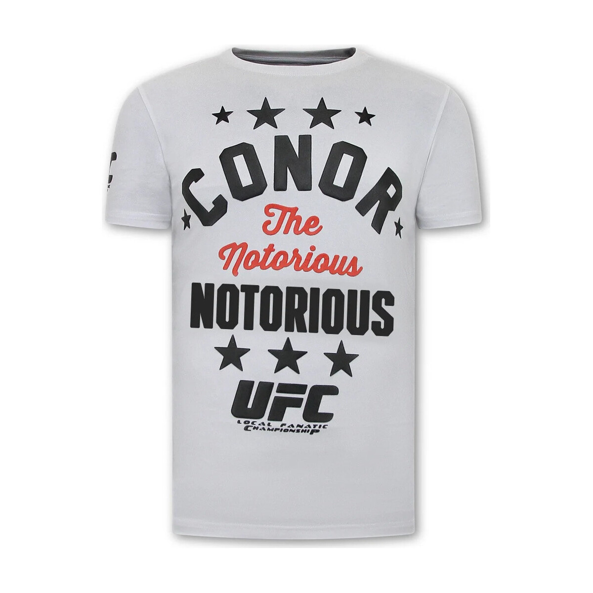Kleidung Herren T-Shirts Local Fanatic The Notorious Conor Prin – UFC – Weiss
