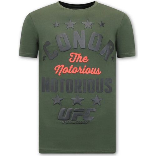 Kleidung Herren T-Shirts Local Fanatic The Notorious Conor Prin – UFC – Grün
