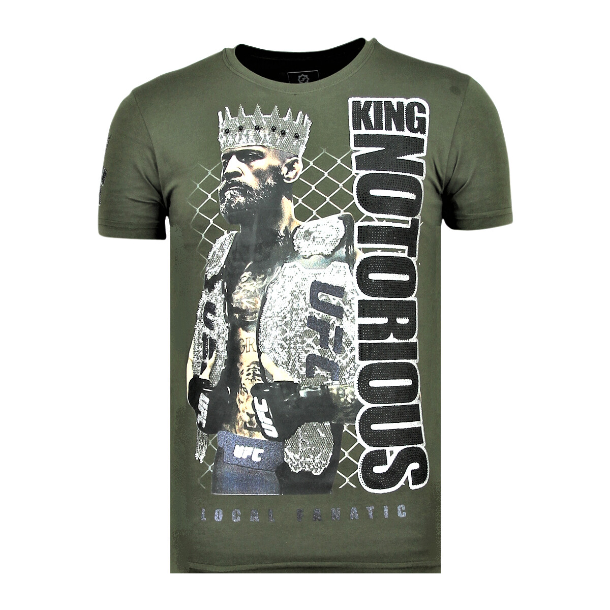 Kleidung Herren T-Shirts Local Fanatic King Notorious Sommer G Grün