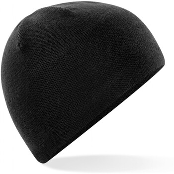 Accessoires Kinder Mütze Beechfield Bonnet Schwarz
