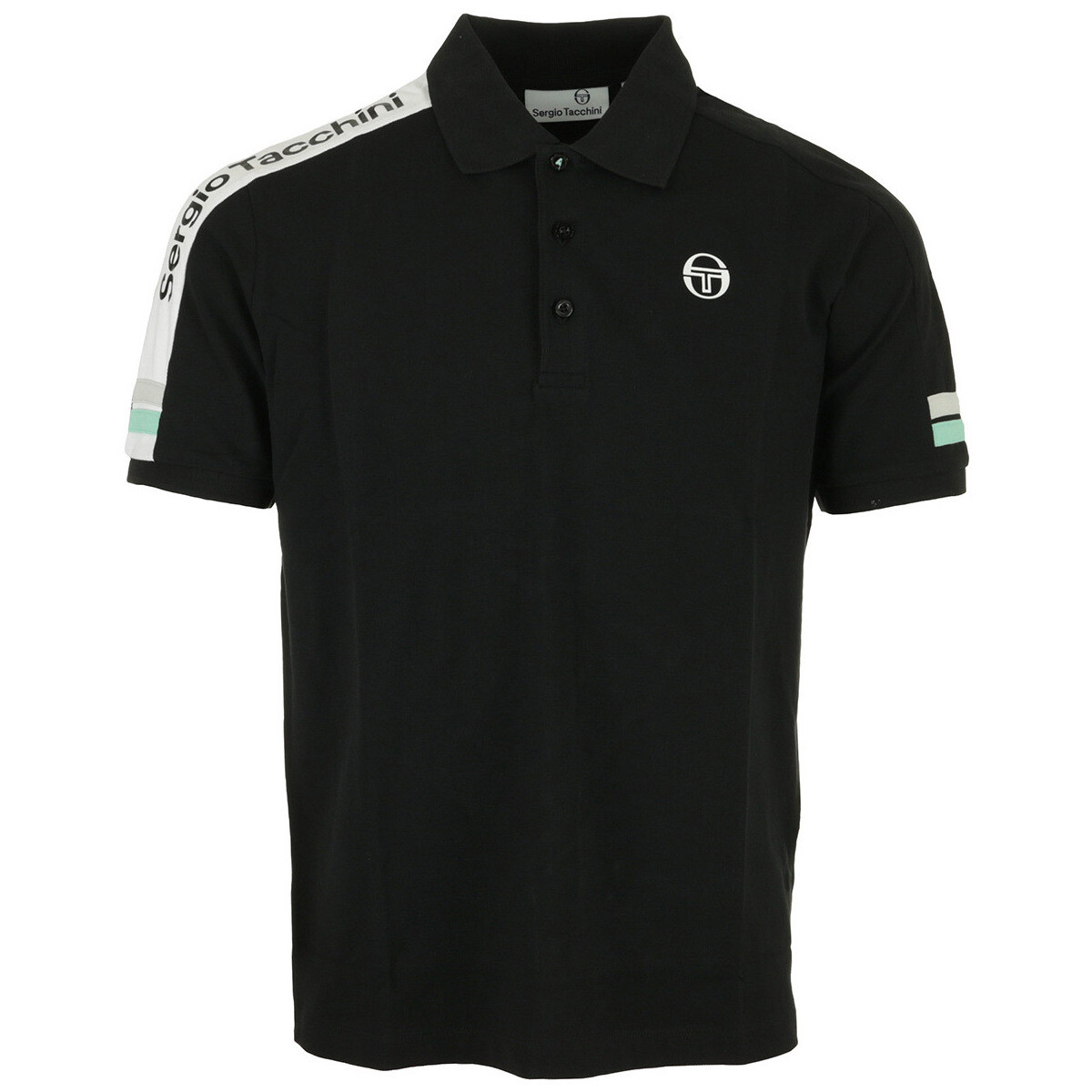 Kleidung Herren T-Shirts & Poloshirts Sergio Tacchini Jura Co Polo Schwarz
