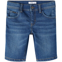 Kleidung Jungen Shorts / Bermudas Name it 13213278 Blau